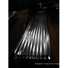 Hot-dip galvanized corrugated steel sheet